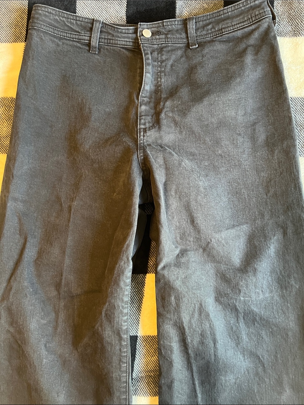 Universal Thread Sailor Wide-Leg Jeans in Black. Size 14 - Picture 2 of 13